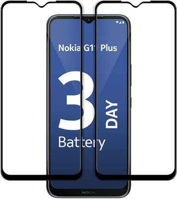 Knotyy Edge To Edge Tempered Glass for Nokia G11 Plus(Pack of 2)