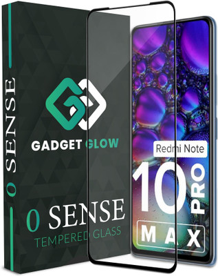 Gadget Glow Edge To Edge Tempered Glass for Redmi Note 10 Pro Max, Note 10 Pro Max, Redmi Note 10 Pro, Redmi Note 9 Pro Max, Redmi Note 9 Pro, Redmi Note 10 Lite, 0 Sense Ultra Thin Tempered Glass(Pack of 1)