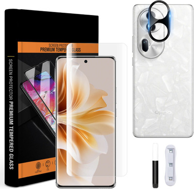 MS-Shield Edge To Edge Tempered Glass for OPPO Reno 11 Pro 5G, With Camera Lens Protector(Pack of 1)