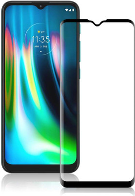 9H Edge To Edge Tempered Glass for Motorola Moto G9-| 9H Hardness | High Clarity | Touch Sensitive | Anti Static (with Easy Installation Kit)(Pack of 1)
