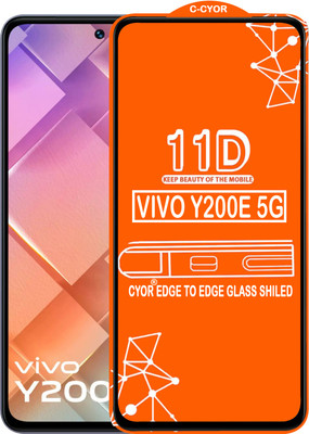 CYOR Edge To Edge Tempered Glass for VIVO Y200E 5G(Pack of 1)