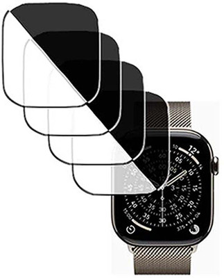 daffin Edge To Edge Tempered Glass for Apple Watch Series 11 Titanium 46mm(Pack of 4)