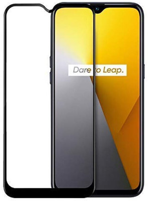 ChutPutMart Edge To Edge Tempered Glass for Realme 3i(Pack of 1)