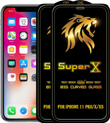 PFOAM Edge To Edge Tempered Glass for Apple iPhone XS(Pack of 2)