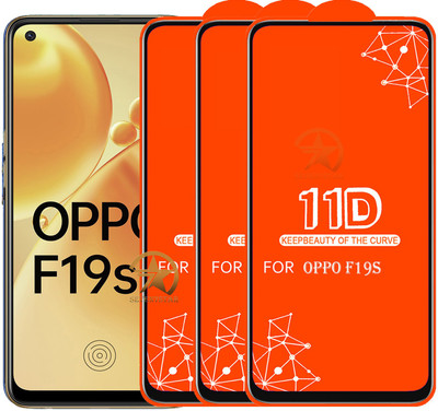 HQ Protection Edge To Edge Tempered Glass for OPPO F19S(Pack of 3)