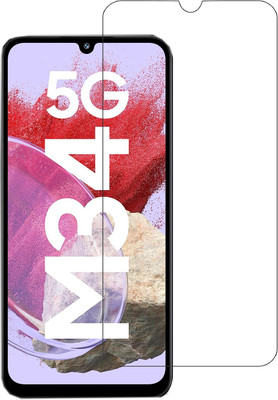 AARERED Edge To Edge Tempered Glass for Samsung Galaxy M34 5G, Samsung M34 5G(Pack of 1)