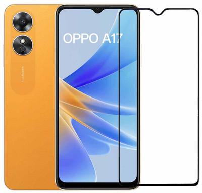 Expromium Edge To Edge Tempered Glass for Oppo A17(Pack of 1)