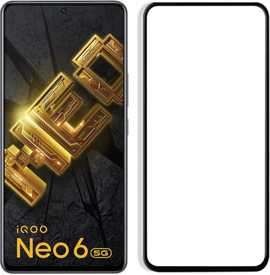O2MG Edge To Edge Tempered Glass for IQOO Neo 6 5G(Pack of 1)