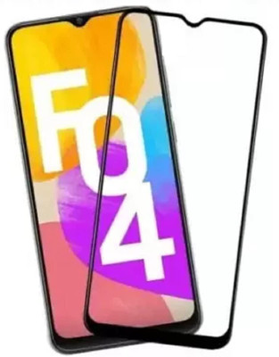 O2MG Edge To Edge Tempered Glass for SAMSUNG Galaxy F04(Pack of 1)