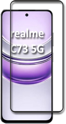 NKCASE Edge To Edge Tempered Glass for Realme C73 5G(Pack of 1)