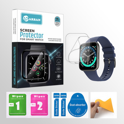 ARBAN Edge To Edge Tempered Glass for Pebble Pace Pro 1.7 inch Smartwatch 2 PROTECTOR + 2 WIPES + 2 DUST REMOVAL STICKER + 1 WIPER(Pack of 2) ARBAN Edge To Edge Tempered Glass for Pebble Pace Pro 1.7 inch Smartwatch 2 PROTECTOR + 2 WIPES + 2 DUST REMOVAL STICKER + 1 WIPER(Pack of 2)