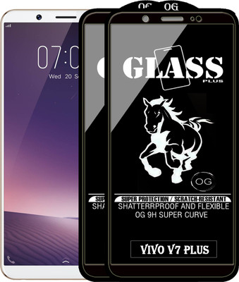 PFOAM Edge To Edge Tempered Glass for VIVO V7 Plus(Pack of 2)