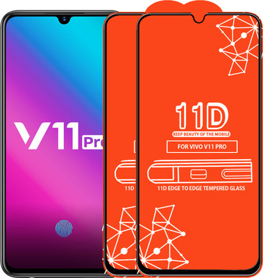 Roxel Edge To Edge Tempered Glass for Vivo V11 Pro(Pack of 2)