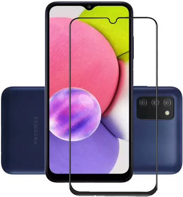 SNMART Edge To Edge Tempered Glass for SAMSUNG Galaxy A03s(Pack of 1)