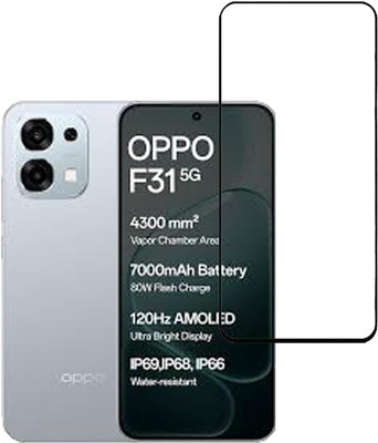 Bodoma Edge To Edge Tempered Glass for Oppo F31 5G(Pack of 1)