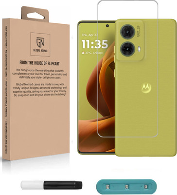 GLOBAL NOMAD Edge To Edge Tempered Glass for Motorola G85 5G, Motorola G85 5G, UV Glass(Pack of 1)