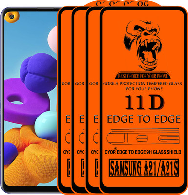 CYOR Edge To Edge Tempered Glass for SAMSUNG(Pack of 4)