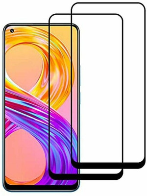 1DOLLAR Edge To Edge Tempered Glass for Realme 8 Pro-| | Full Glue Curved Tempered Glass | Bubble Free Installation |(Pack of 2)