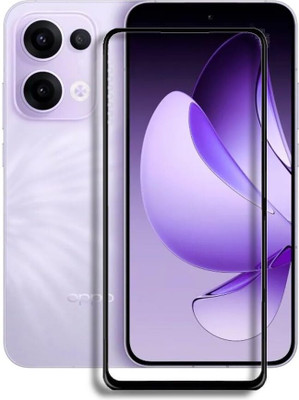 O2MG Edge To Edge Tempered Glass for OPPO Reno13 5G, OPPO Reno13(Pack of 1)