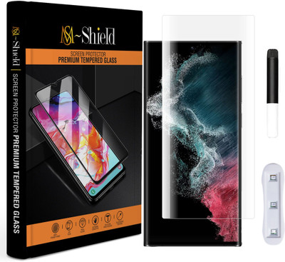 KLAH Edge To Edge Tempered Glass for Samsung Galaxy S22 Ultra 5G(Pack of 1)