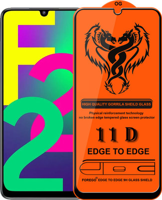 HQ Protection Edge To Edge Tempered Glass for Samsung Galaxy F22(Pack of 1)