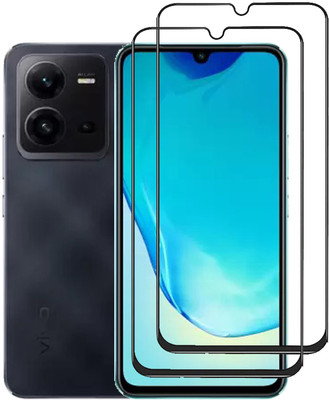 SNMART Edge To Edge Tempered Glass for vivo V25 5G(Pack of 2)