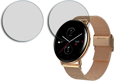 SOMTONE Edge To Edge Tempered Glass for Amazfit Zepp E Circle MATTE TEMPERED GLASS(Pack of 2)