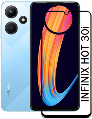 CASEHUNT Edge To Edge Tempered Glass for Infinix HOT 30i(Pack of 1)