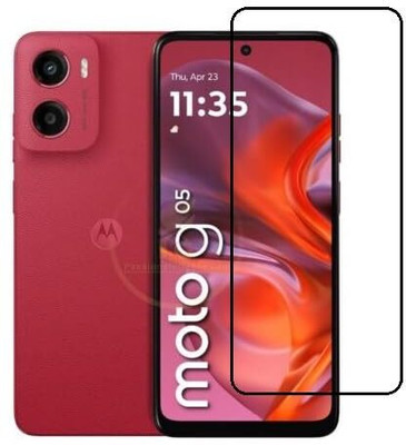 GDBUY Edge To Edge Tempered Glass for Moto G05, Motorola G05(Pack of 1)