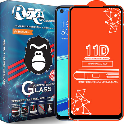 Roxel Edge To Edge Tempered Glass for Oppo A52(Pack of 1)