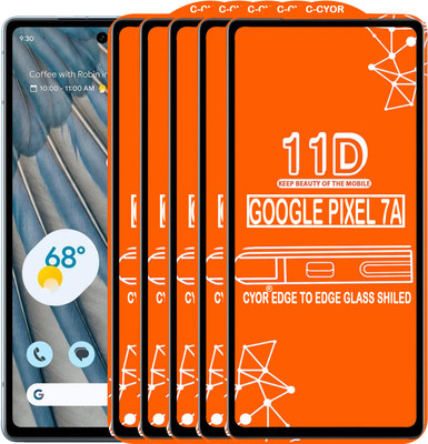 CYOR Edge To Edge Tempered Glass for OPPO A95 5G(Pack of 5)