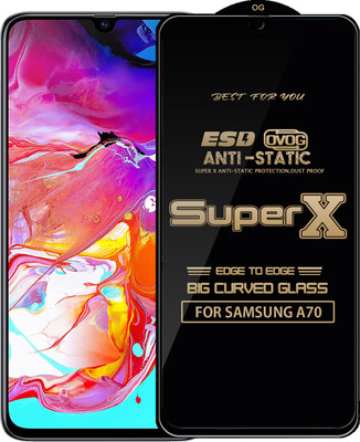 Qyist Edge To Edge Tempered Glass for SAMSUNG A70(Pack of 1)