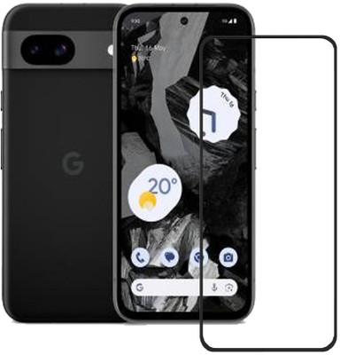 BRENZZ Edge To Edge Tempered Glass for Google Pixel 8a, Pixel 8a(Pack of 1)