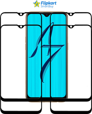 Flipkart SmartBuy Edge To Edge Tempered Glass for OPPO A7(Pack of 4)