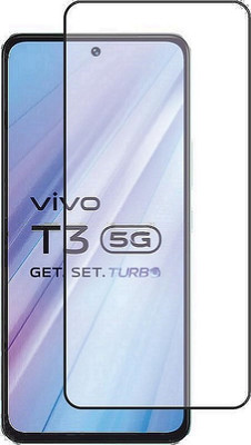 Empire Accessories Edge To Edge Tempered Glass for vivo T3 5G Edge to Edge 9H 5D Tempered glass(Pack of 1)