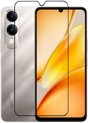 MOBIGENIX Edge To Edge Tempered Glass for Vivo T4 Lite 5G, Vivo T4 Lite(Pack of 1)