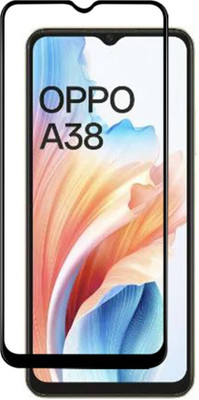 DMJHP Edge To Edge Tempered Glass for OPPO A38(Pack of 1)