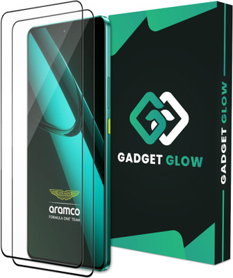 Gadget Glow Edge To Edge Tempered Glass for Realme GT 7 5G, Realme GT 7, Realme GT 7T 5G, Realme GT 7T(Pack of 2)