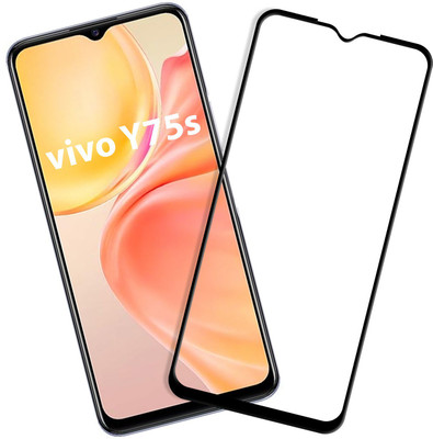 Knotyy Edge To Edge Tempered Glass for vivo Y75s(Pack of 1)