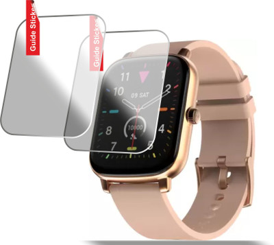 JSGROWITTECH Edge To Edge Tempered Glass for Noise Icon Buzz bt calling smart watch(Pack of 2)