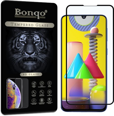 Bonqo Edge To Edge Tempered Glass for Samsung Galaxy M31(Pack of 1)