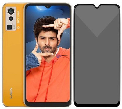 Obstinate Edge To Edge Tempered Glass for Lava Blaze Pro, DelhiGear Glass, Privacy Screen Protector, Privacy Tempered Glass, Screen Guard, Mobile Glass(Pack of 1)