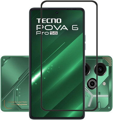 SNAMRT Edge To Edge Tempered Glass for TECNO POVA 6 PRO 5G(Pack of 1)