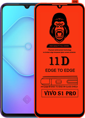 Laxdom Edge To Edge Tempered Glass for VIVO S1 PRO(Pack of 1)