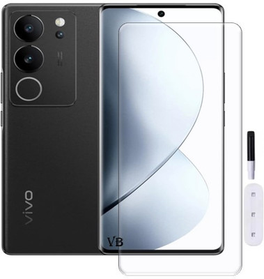VISHRN CASES Edge To Edge Tempered Glass for Vivo V29 5G, Vivo V29(Pack of 1)