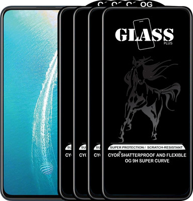 CYOR Edge To Edge Tempered Glass for VIVO V17(Pack of 4)