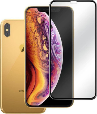 RCHJV Edge To Edge Tempered Glass for Apple iPhone XS(Pack of 1)
