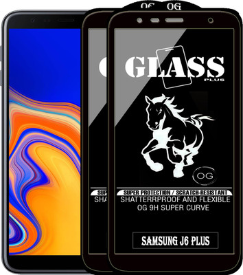 Rofix star Edge To Edge Tempered Glass for SAMSUNG GALAXY J6 PLUS(Pack of 2)