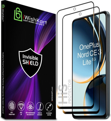 iWishKart Edge To Edge Tempered Glass for OnePlus Nord CE 3 Lite 5G, OnePlus Nord CE 3 Lite, Nord CE 3 Lite, nord ce3 lite(Pack of 2)