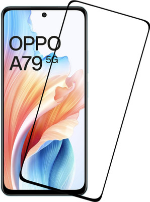 Kartuce Edge To Edge Tempered Glass for OPPO A79 5G(Pack of 1)